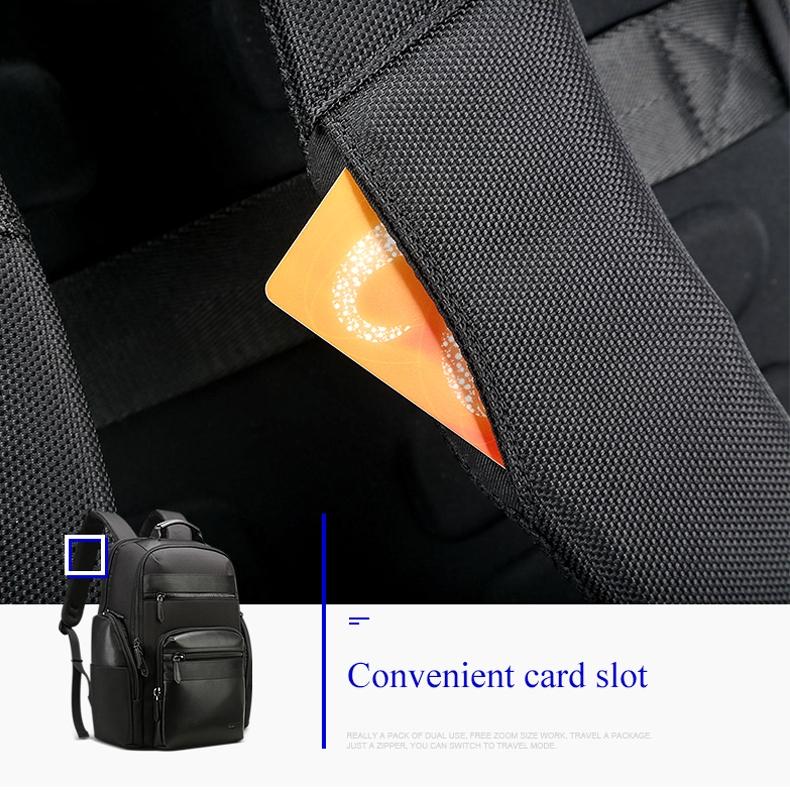 Large Capacity Anti-Theft Waterproof Shoulder Bag With Usb Port - 35.5X24X45Cm Black