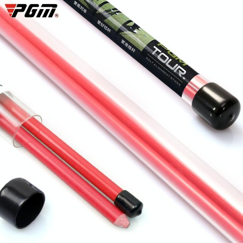 2-pack Golf Alignment Sticks for Accurate Ball Direction - Red Fiberglass - Red With Package