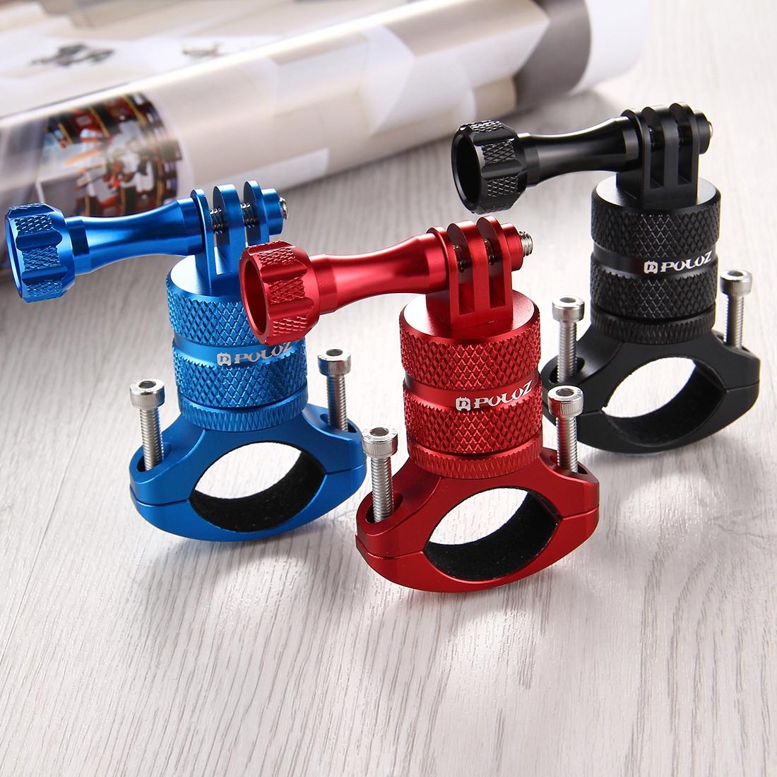Universal Bike Handlebar Mount for Action Cameras - 360 Degree Rotation - Pu223L