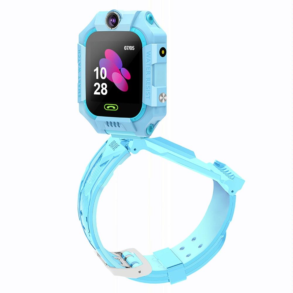 1.44 Inch 360-Degree Rotating Positioning Camera Smart Waterproof Children Calling Watch - Blue