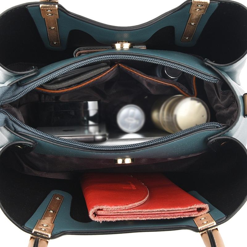 Stylish Bean Sand Tote Bag High Capacity - Black