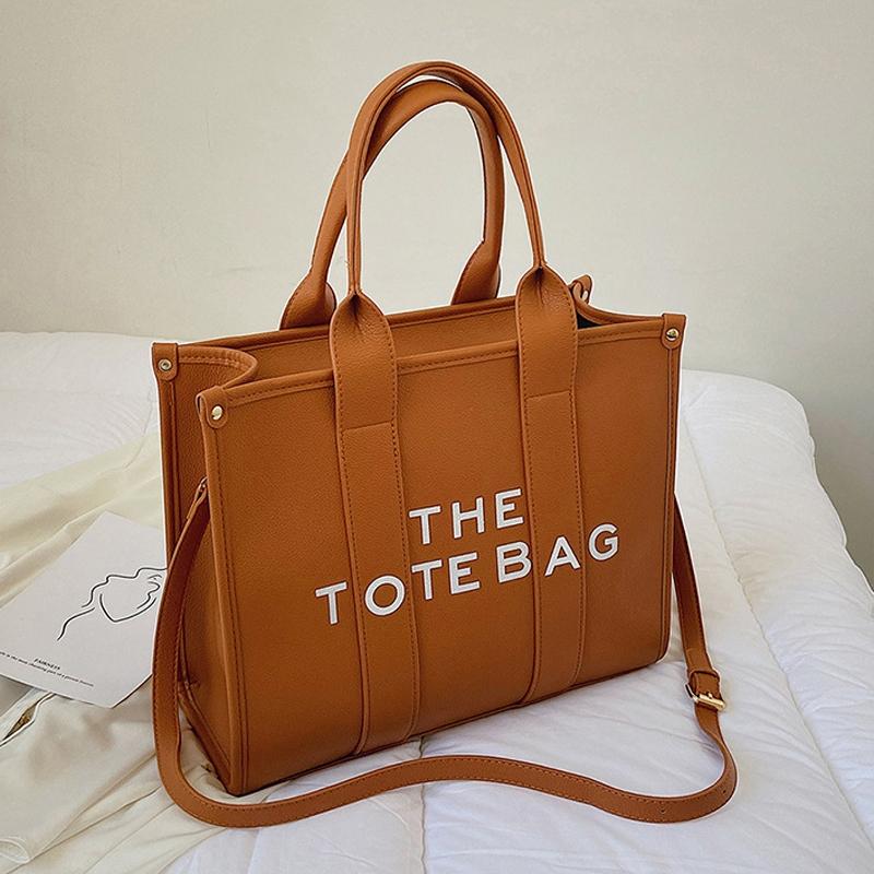 Stylish Pu Leather Crossbody Tote For Women - Small Brown