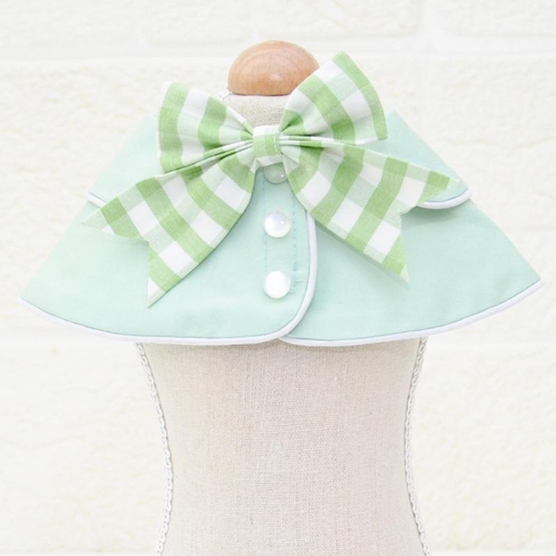 Pet Accessories Dog Small Shawl Bib Saliva Towel Triangle Scarf - Size S - Light Yellow