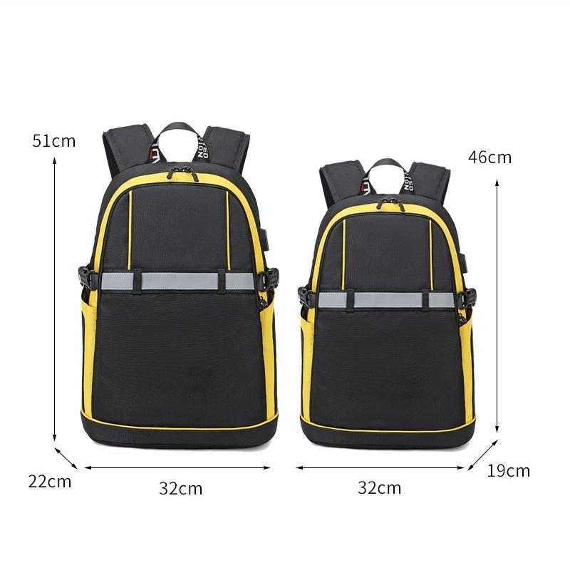 Student Backpack - Lightweight and Durable - Ideal for School - Small Yellow