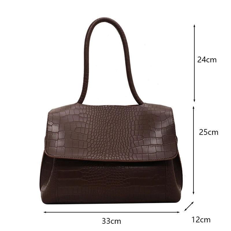 Stylish Winter Crossbody Tote For Women - Brown