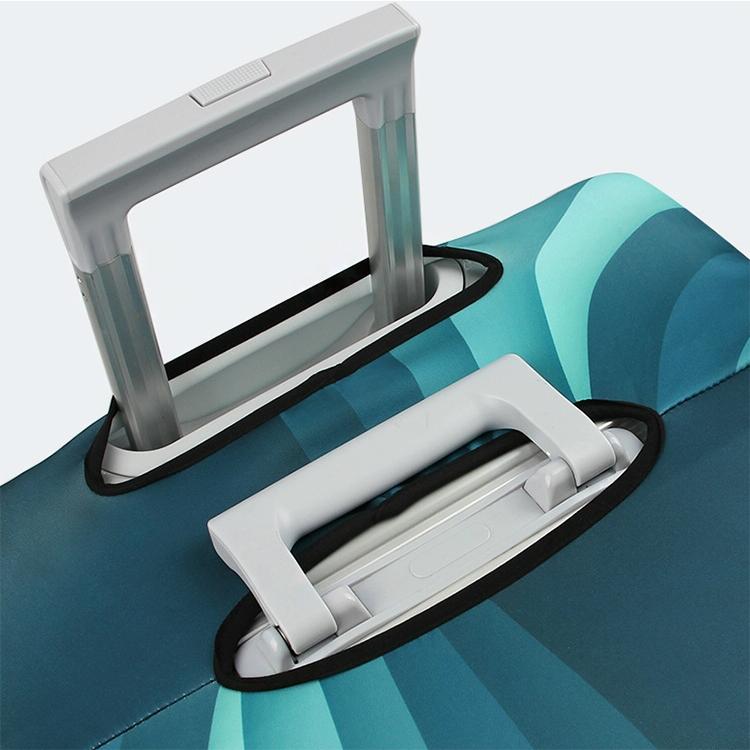 18-21 Inch Travel Suitcase Dust Covers - Elastic & Abrasion-resistant - Gradient Ripple
