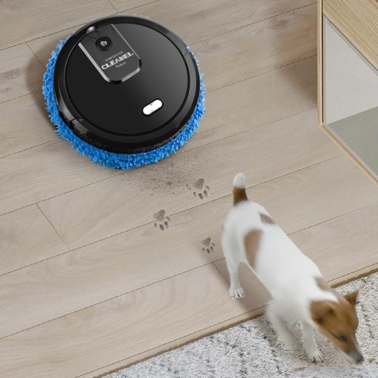 Smart Mopping Robot with Humidifier & Aroma Diffuser - Red