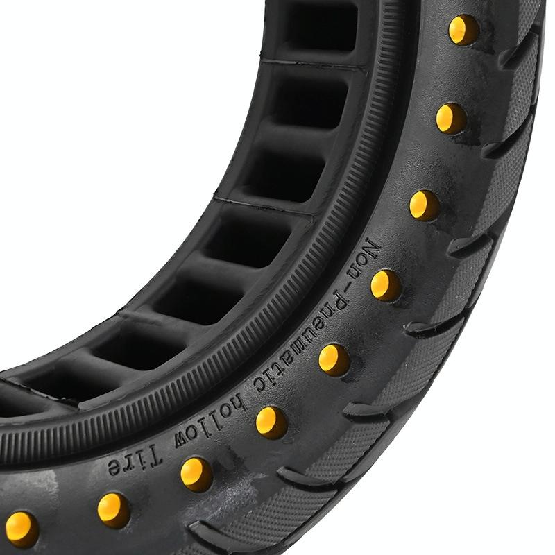 10 Inflatable Honeycomb Solid Run-flat Tire Electric Scooter - 36Mm Slot Red