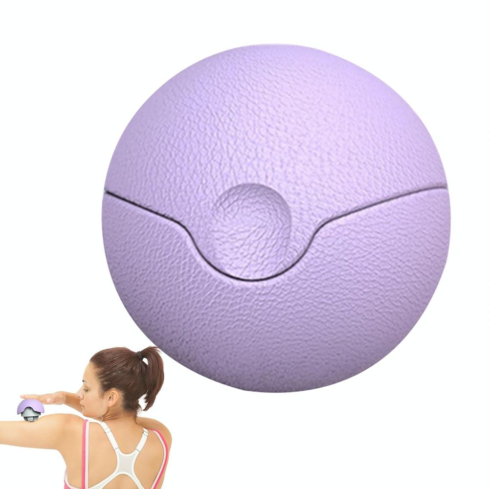 3-In-1 Fitness Yoga Massage Ball Cervical Meridian Massager - Gray