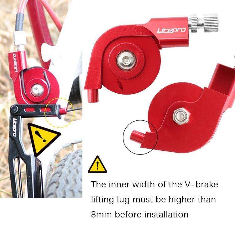 V-Brake Stroke Converter For Bikes - Silver