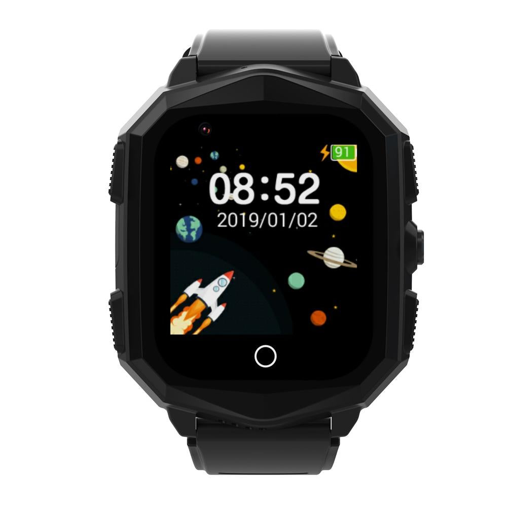 1.4 Inch 4G Gps Positioning Children Calling Watch With Sos Function - Black