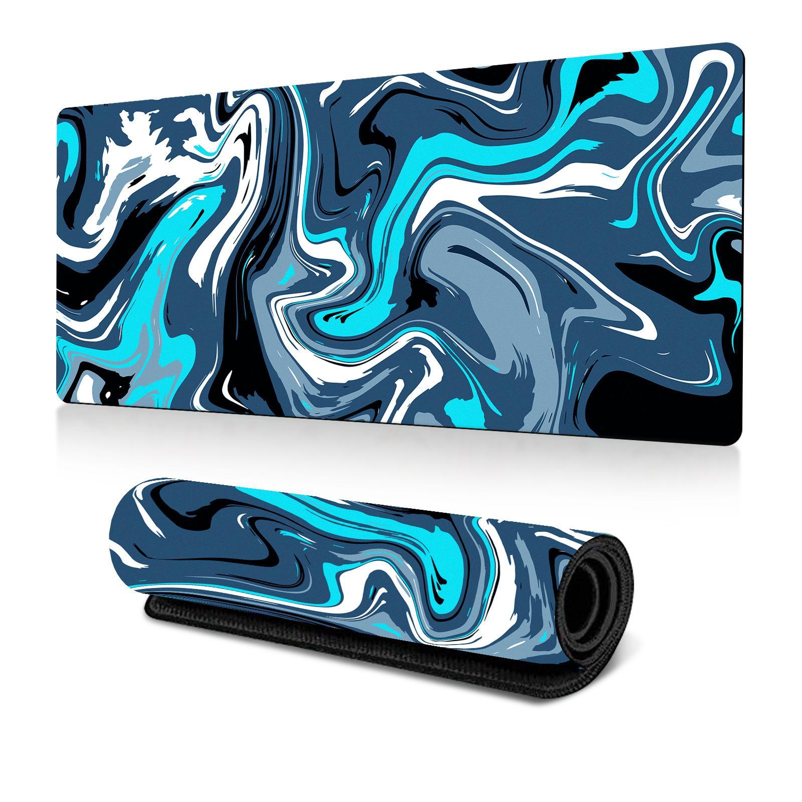 Abstract Gaming Desk Mat 300 X 600 X 2Mm - Abstract Fluid 9 - 300X600X2Mm