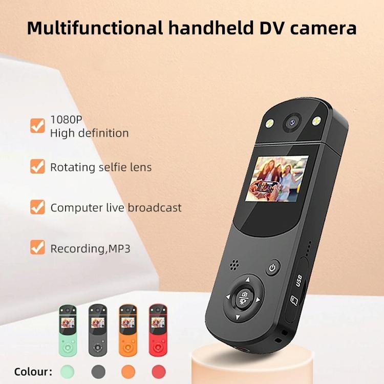 1080P Hd Multi-Function Digital Video Camera - Sports Dv Live Streaming Computer Recording - Black