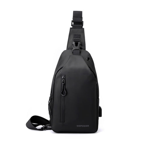 Men Casual Chest Bag Splashproof Backpack - Grey