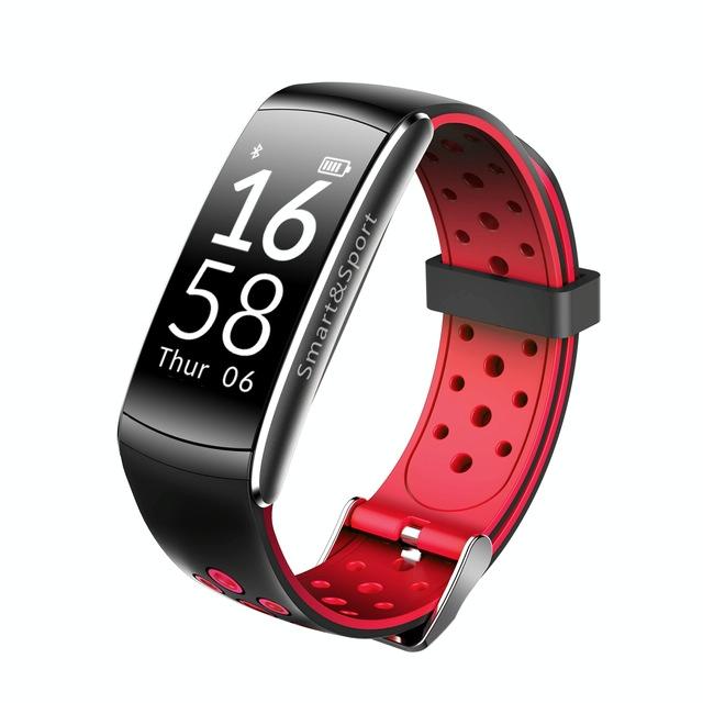Waterproof Heart Rate Monitor Fitness Tracker - Red