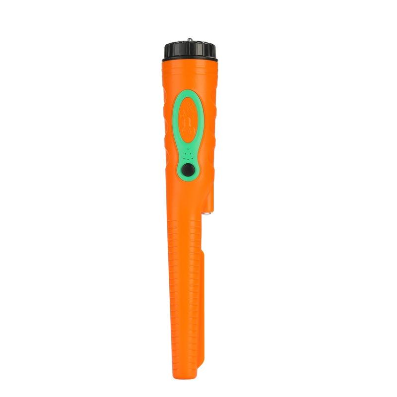 Outdoor Handheld Metal Detector for Treasure Hunting - Orange Green