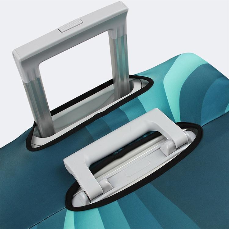 22-24 Inch Travel Suitcase Dust Covers - Elastic & Abrasion-resistant - Gradient Ripple