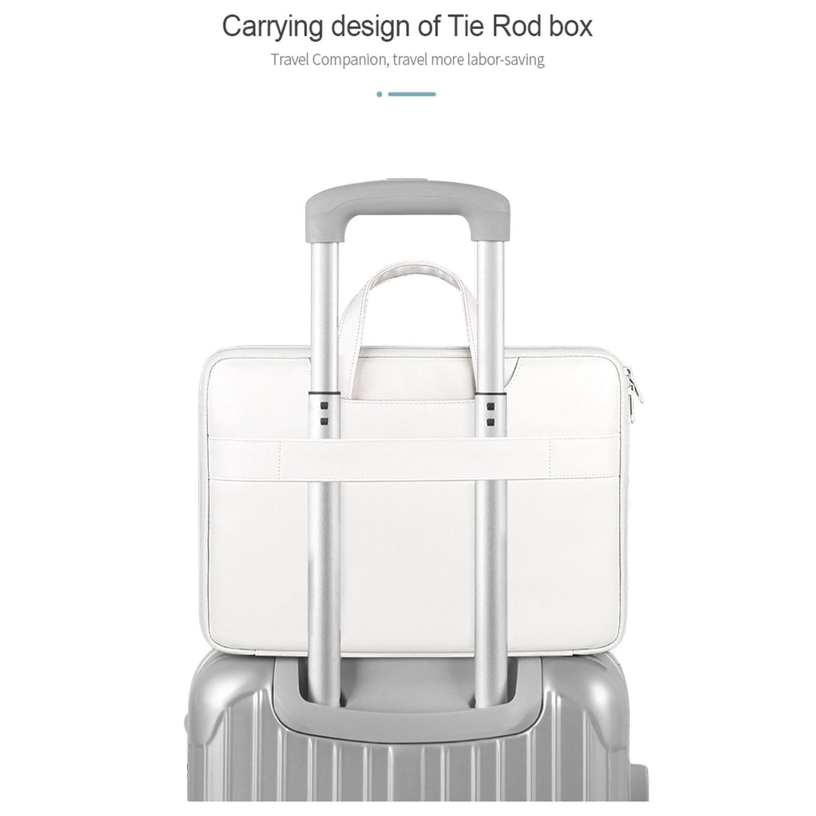 14.1-15.4 Inch Lightweight Printed Laptop Bag In Pu Material - Sheep Head