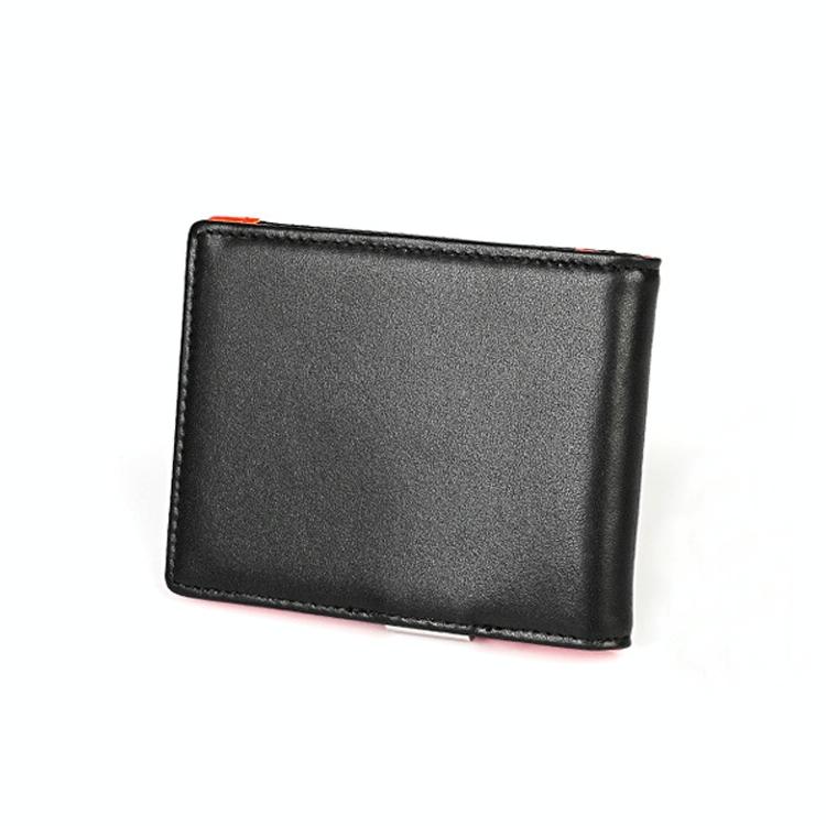 Anti-magnetic Leather Wallet with Zipper for Men - Rfid Protection - Coffee