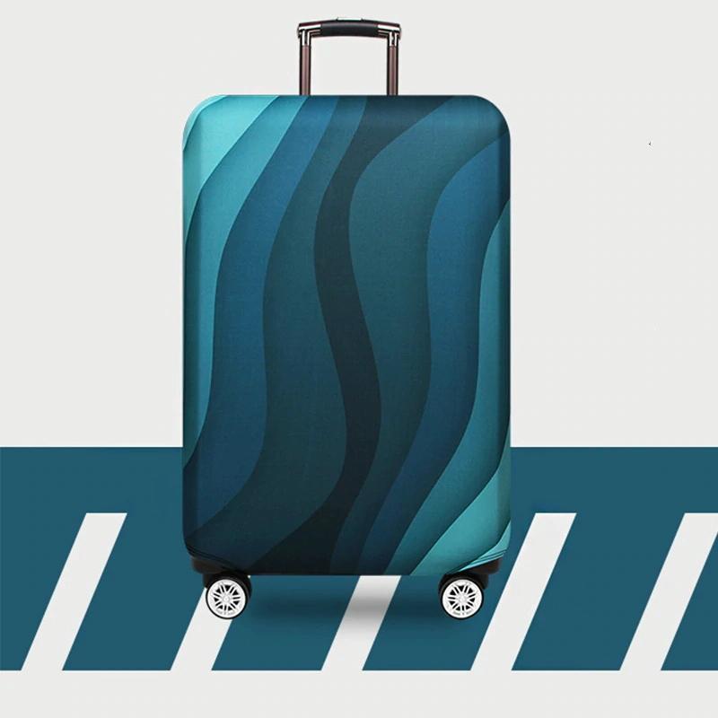 29-32 Inch Travel Suitcase Dust Covers - Elastic & Abrasion-resistant - Gradient Ripple