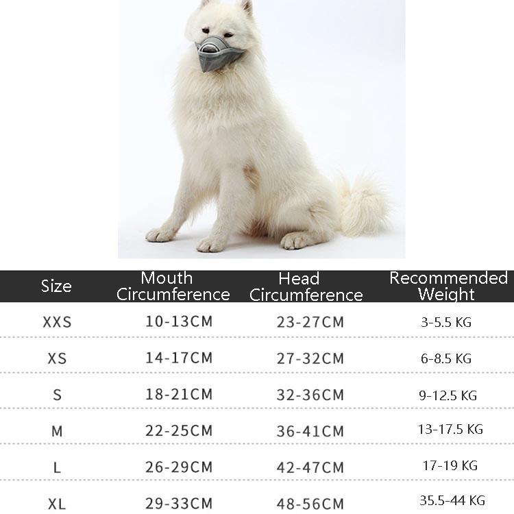 Dog Mouth Cover Anti-Bite Mesh Dog Mouth Cover Medium And Large Dogs Anti-Drop Mask L - Orange