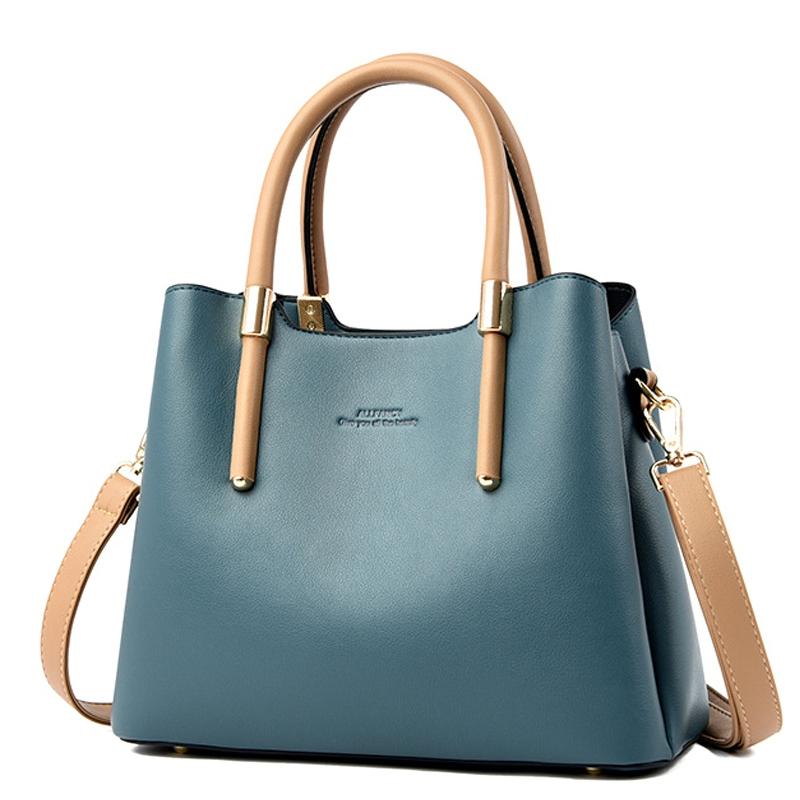 Stylish Bean Sand Tote Bag High Capacity - Bean Sand