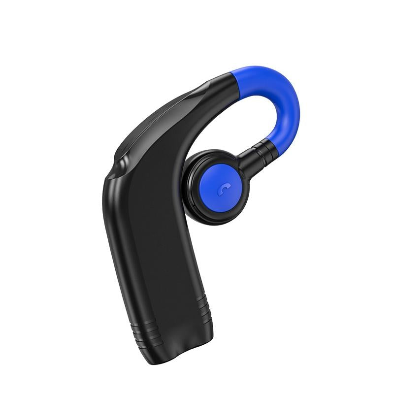 Bluetooth V5.2 Single Earhook Business Headset - M99 - Black + Blue