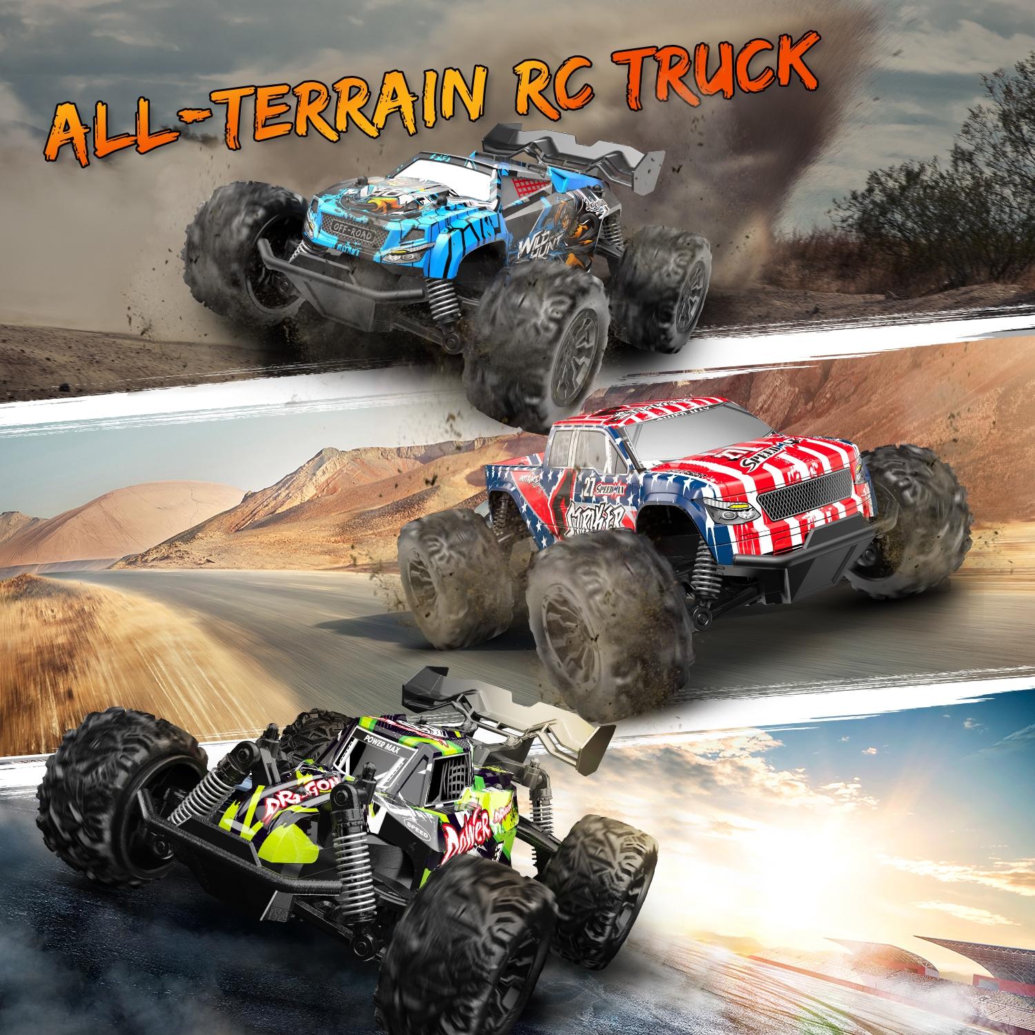 1 20 Full Scale 2.4g Rc Off-road Vehicle - Off-road Ready - Red