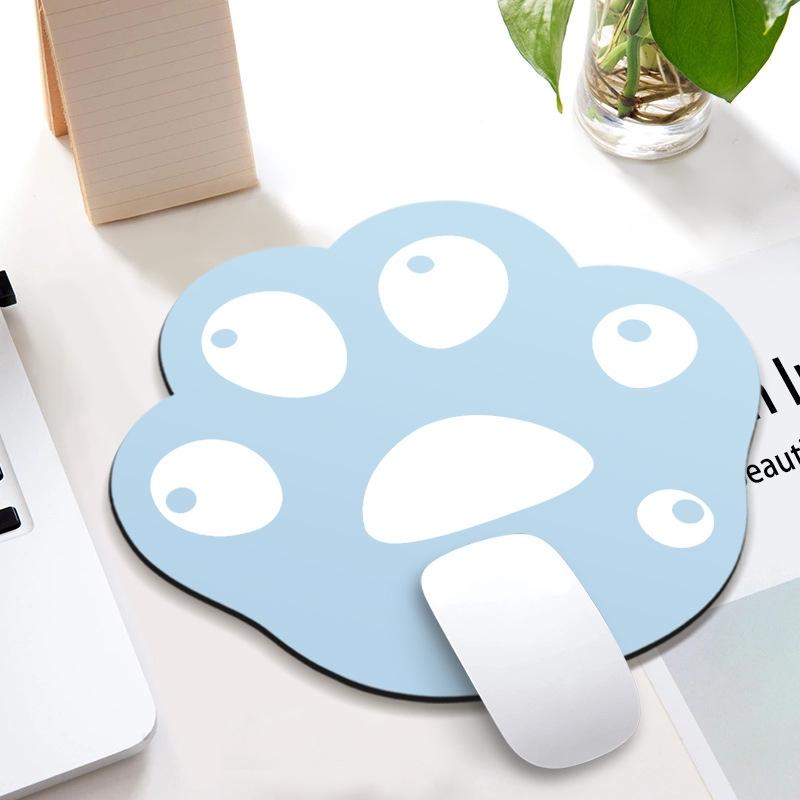 3 Piece Cute Cartoon Cat Claw Mouse Pad Set 280 X 250 X 3Mm - Light Blue