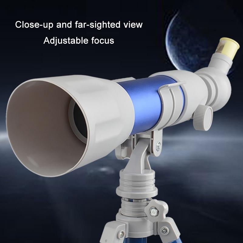 High-definition Children's Telescope for Science Education - B Model Blue