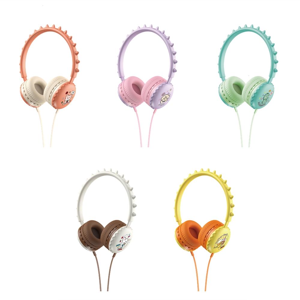 Cartoon Stereo Headphones With Mic Y19 - Cute Rabbit