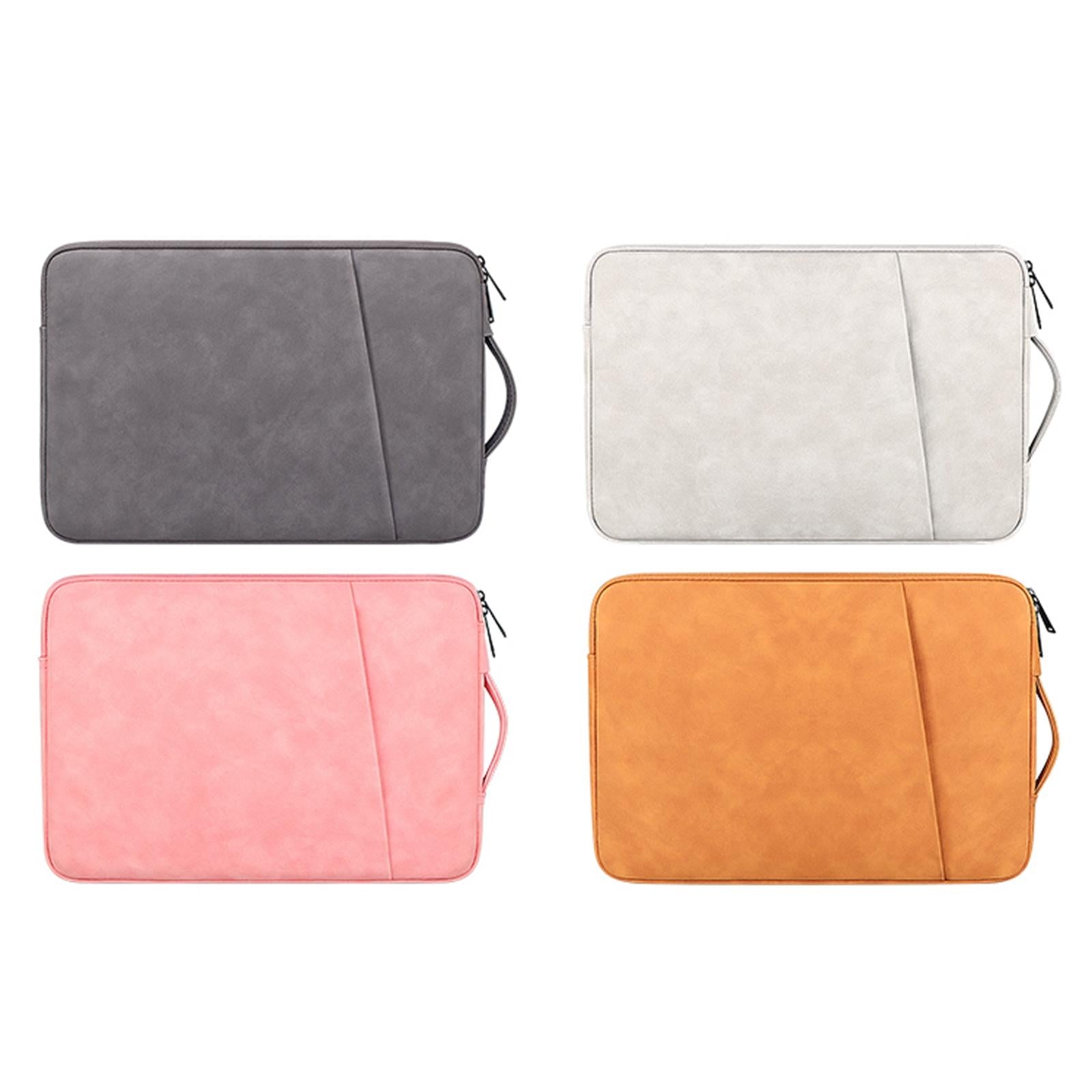 14.1-15.4 Inch Sheepskin Notebook Inner Bag Options - Elegant Gray