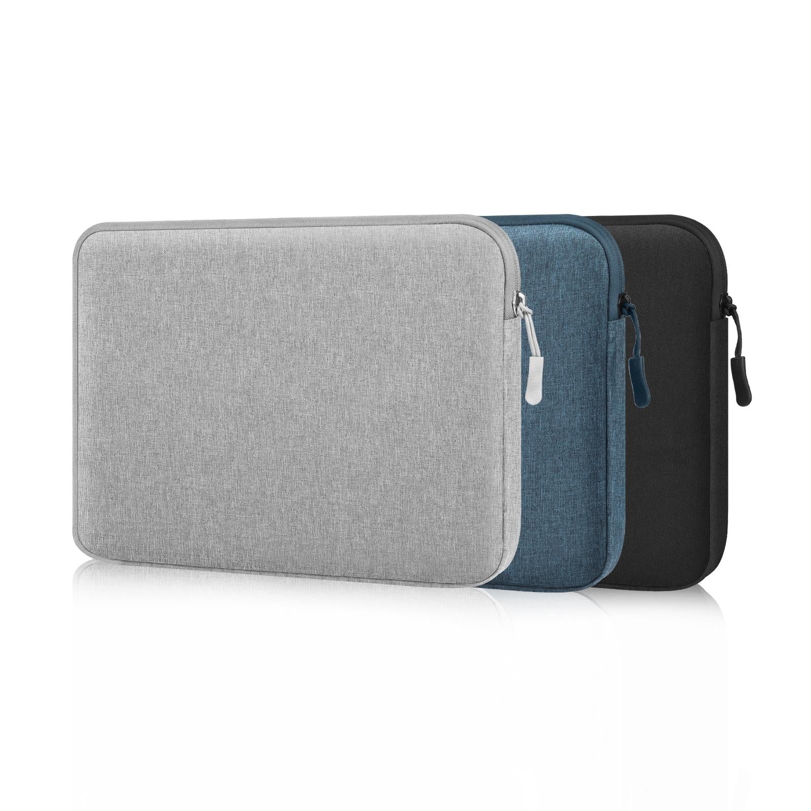 11 Tablet Sleeve Briefcase for 9.7-11.0 Tablets - Zipper Closure - Dark Blue