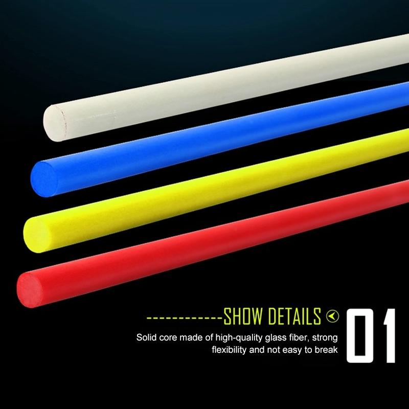 2-pack Golf Alignment Sticks for Accurate Ball Direction - Red Fiberglass - White With Package