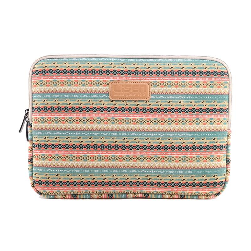 11.6 Inch Lingge Laptop Liner Bag with Stylish Pattern - Light Green Diamond Grid
