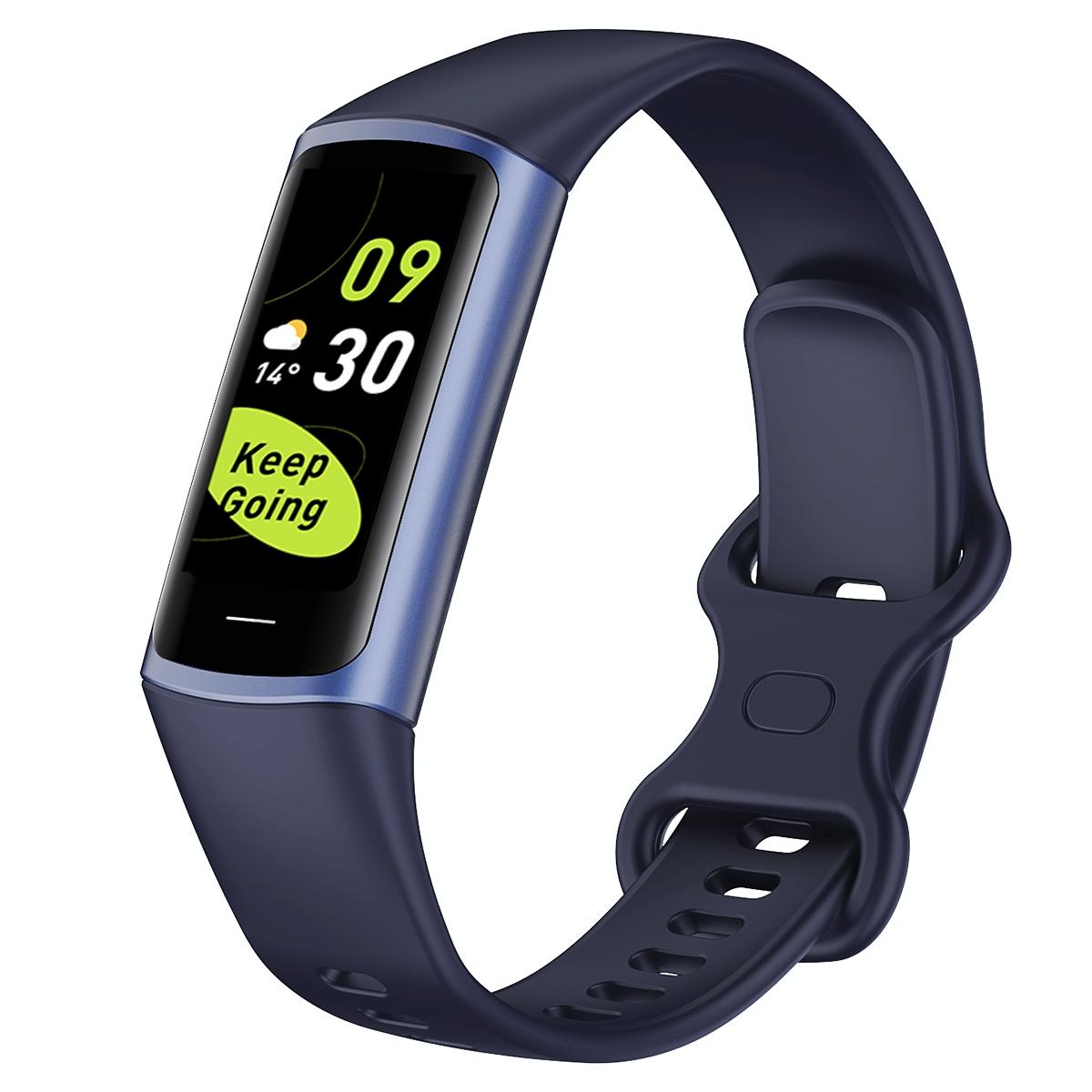Waterproof C68L Fitness Tracker - Ip67 - Dark Blue