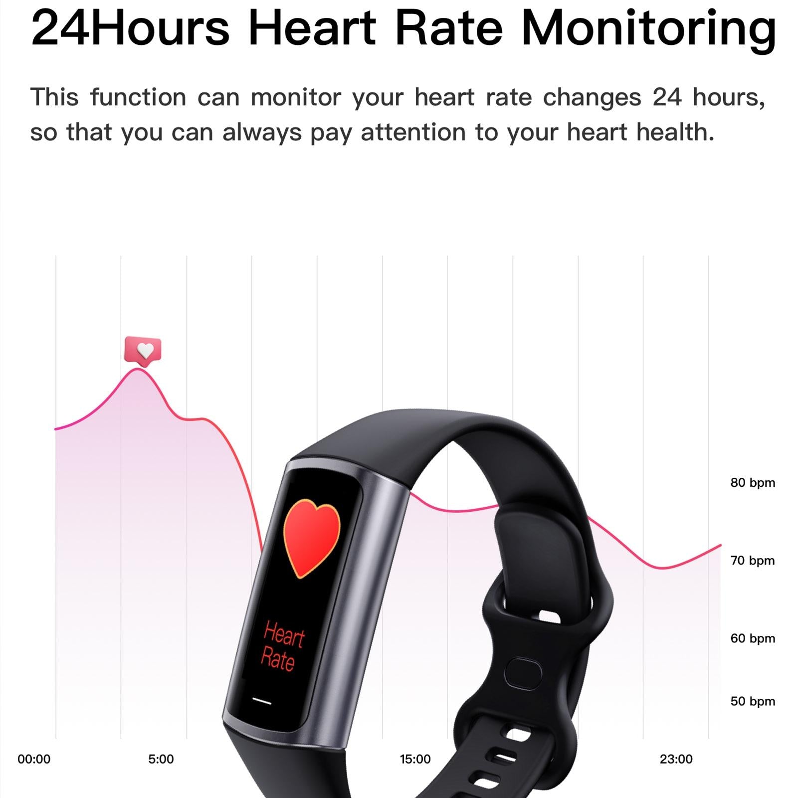 Waterproof C68L Fitness Tracker - Ip67 - Dark Blue