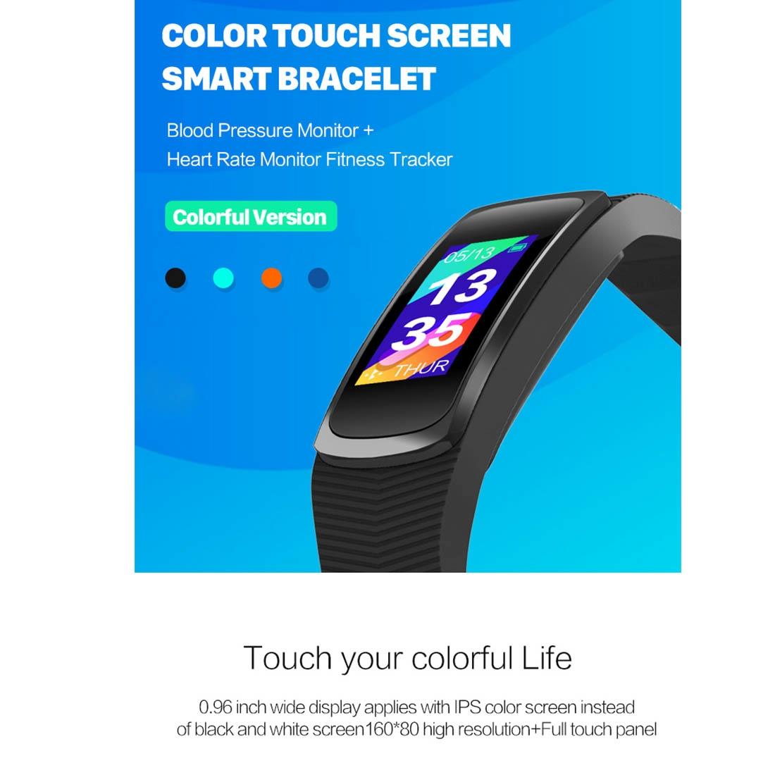 Waterproof Bluetooth Fitness Tracker - Ip67 - Orange