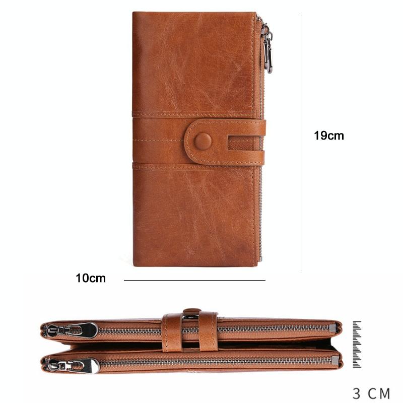 Women Leather Rfid Wallet - Sleek & Secure - Purple Coffee Colour