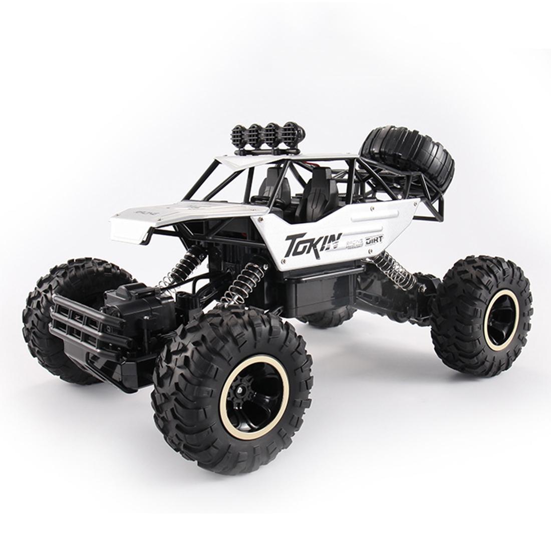 37cm Remote Control Bigfoot Climbing Car - 1 12 Alloy 4wd Cross-country Toy - Green