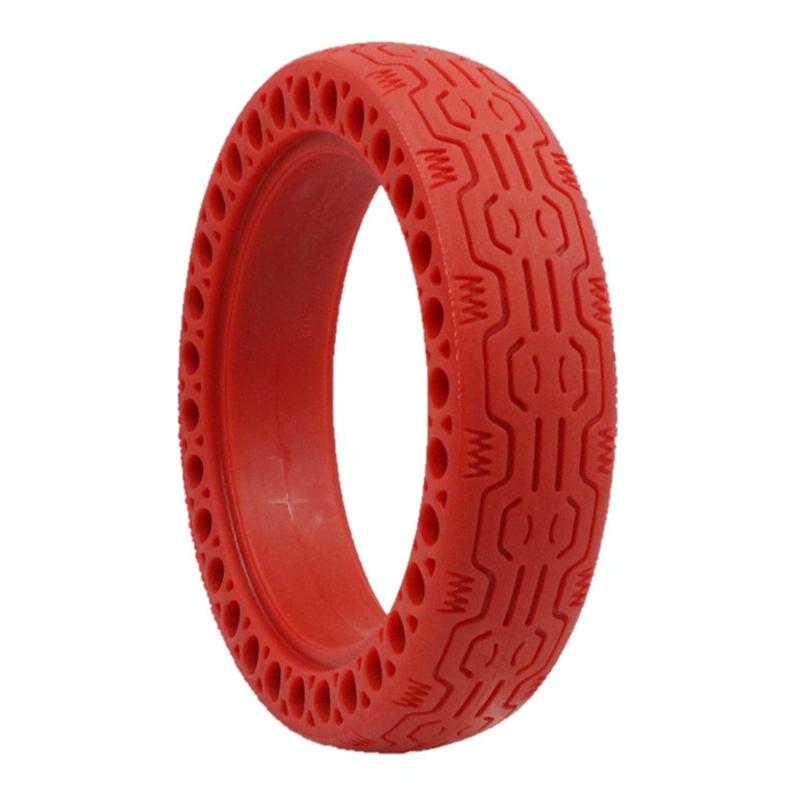 8.5 Electric Scooter Tire for Xiaomi Mijia M365 - Shock-absorbing Honeycomb Design - Green