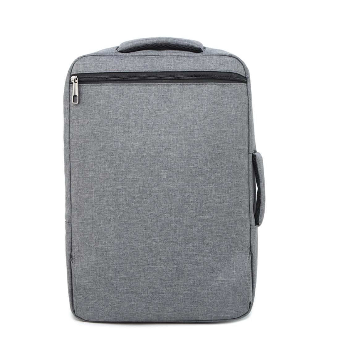 Breathable Casual Backpack for Notebooks and Tablets - Large Capacity - Grey