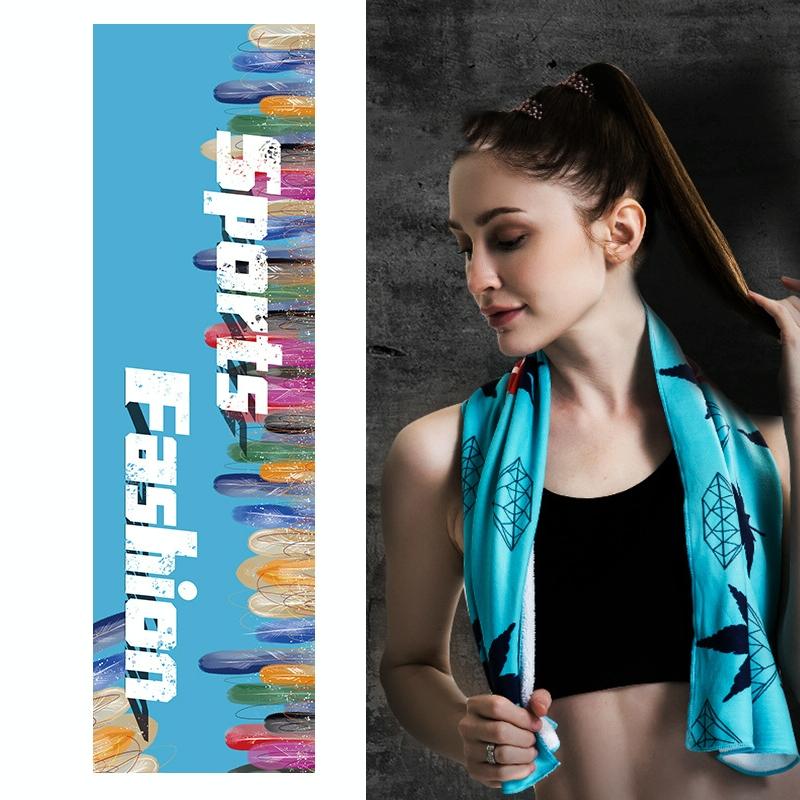 Quick Drying Cooling Towel For Outdoor Sports 100 X 30Cm - Basketball