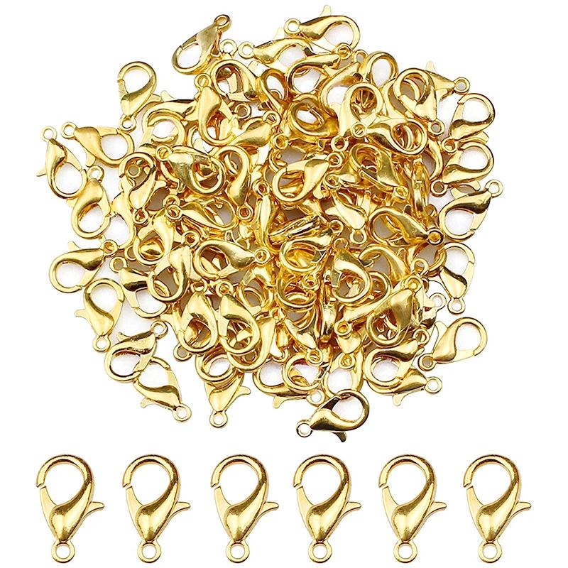 100 High Quality 12Mm Alloy Lobster Claw Jewelry Accessories