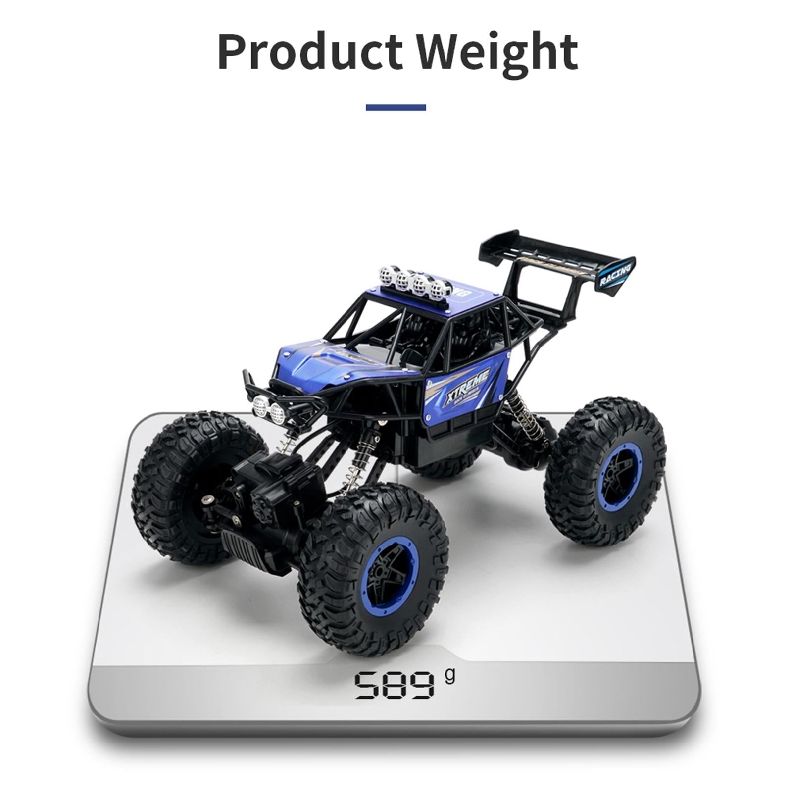 Alloy Climbing Car - 1 14 4wd Remote Control - Blue