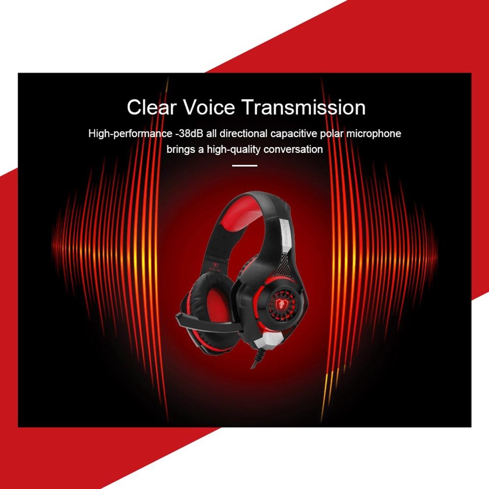 Gm-1 Gaming Headset With Mic & Led Blue