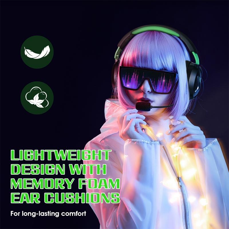 Omni Mic Gaming Headset 1.7M Cable Black+Blue - Black Blue