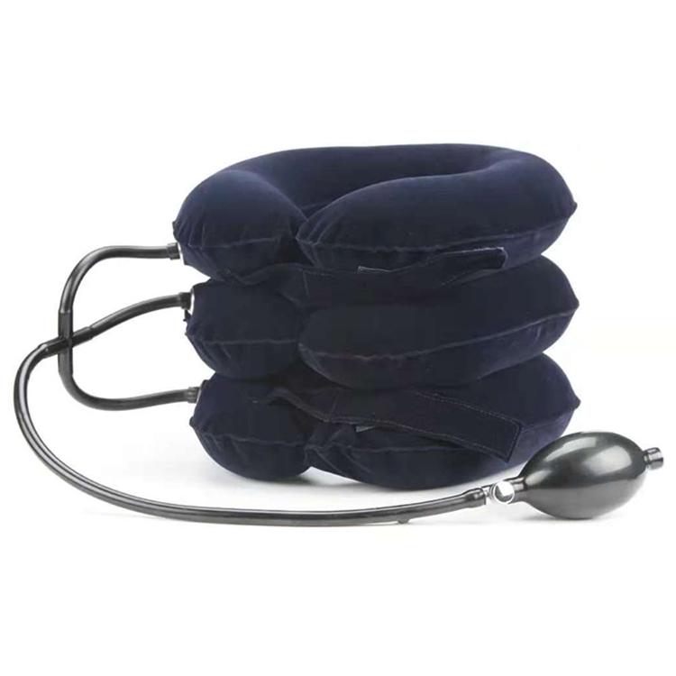 Full Cashmere Cervical Traction Instrument Neck Massage & Support - Blue