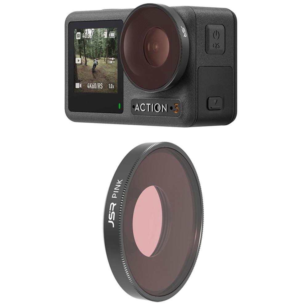 Underwater Lens Filter for Dji Action 3 - Diving - Red
