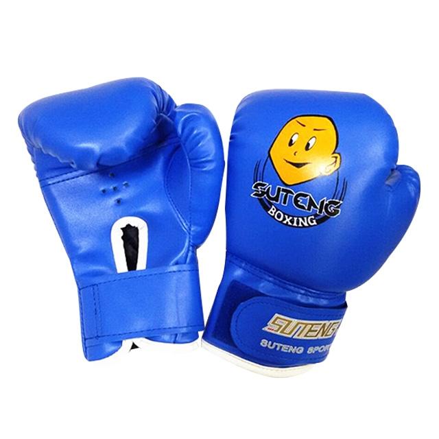 Children'S Cartoon Boxing Gloves - Pu Leather - Cartoon Red